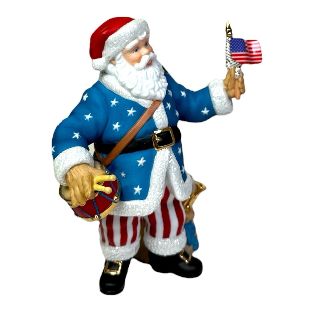 Lenox 2003 Santa's American Spirit Figurine Statue Annual Santa Claus Christmas